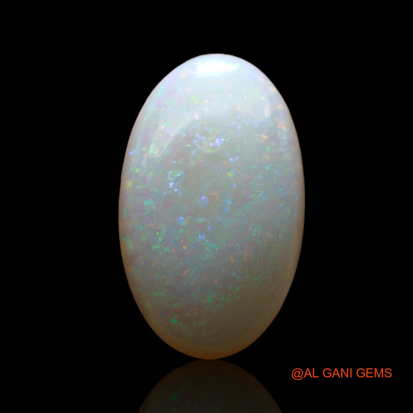 Natural Untreated Fire Opal Loose Gemstone Oval Cabochon From Australia 2.00 Cts 14x9x3 mm AE-306
