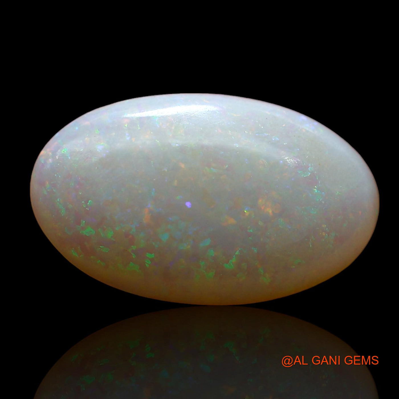 Natural Untreated Fire Opal Loose Gemstone Oval Cabochon From Australia 2.00 Cts 14x9x3 mm AE-306