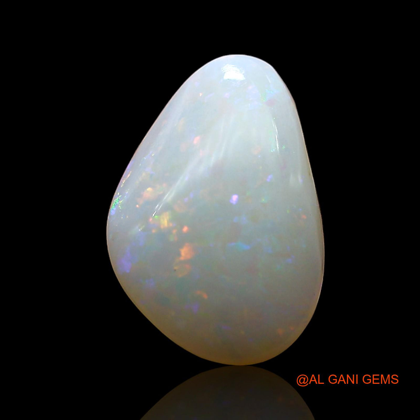 2.00 Cts Natural Australian Fire Opal Loose Gemstone Fancy Cabochon 13x9x3 mm AE-307