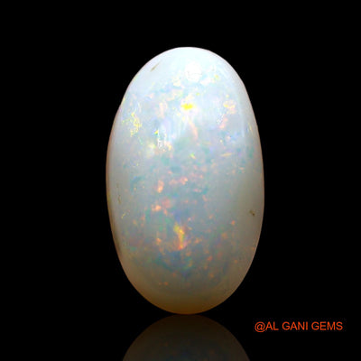 3.00 Cts Unheated Australian Fire Opal Loose Gemstone Oval Cabochon Natural 14x8x4 mm AE-308