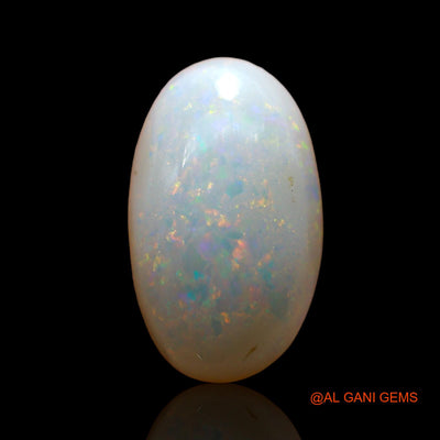 3.00 Cts Unheated Australian Fire Opal Loose Gemstone Oval Cabochon Natural 14x8x4 mm AE-308
