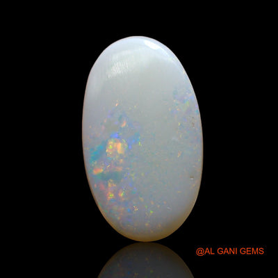 3.00 Cts Unheated Australian Fire Opal Loose Gemstone Oval Cabochon Natural 14x8x4 mm AE-308