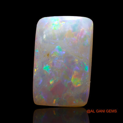 Natural Fire Opal Gemstone 2.00 Cts Loose Square Cabochon From Australia 12x8x3 mm AE-309