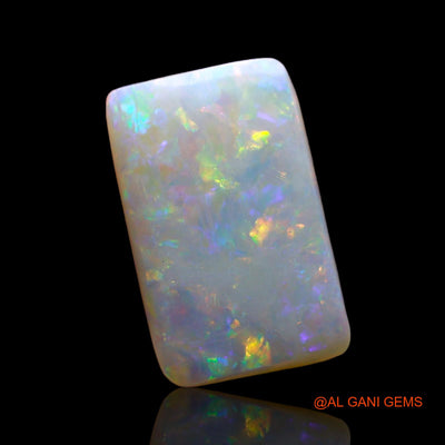 Natural Fire Opal Gemstone 2.00 Cts Loose Square Cabochon From Australia 12x8x3 mm AE-309