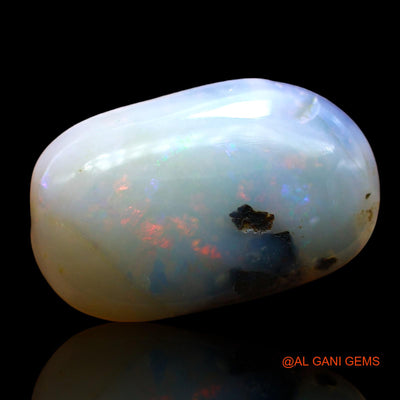 7.00 Cts Natural Australian Fire Opal Oval Cabochon Loose Gemstone For Jewelry 19x12x4 mm AE-30