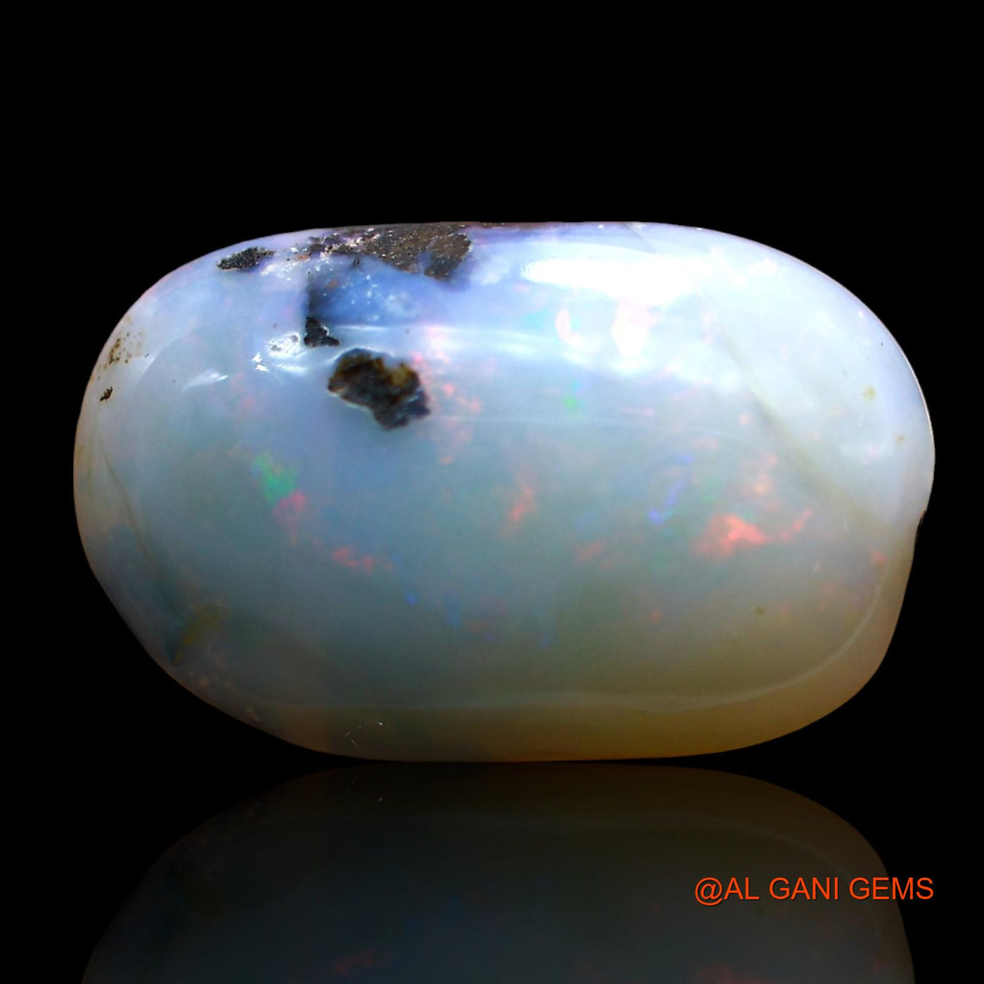 7.00 Cts Natural Australian Fire Opal Oval Cabochon Loose Gemstone For Jewelry 19x12x4 mm AE-30
