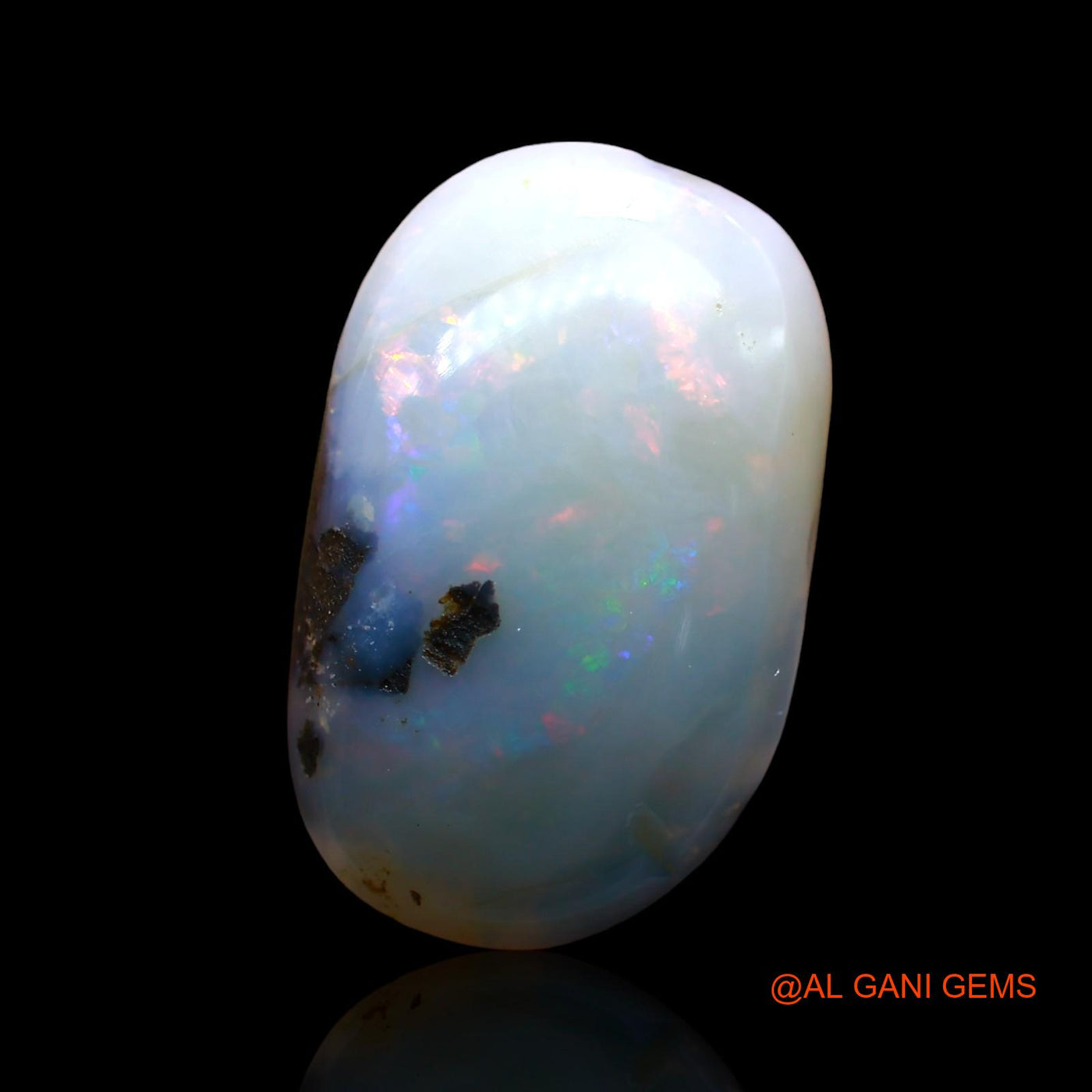 7.00 Cts Natural Australian Fire Opal Oval Cabochon Loose Gemstone For Jewelry 19x12x4 mm AE-30