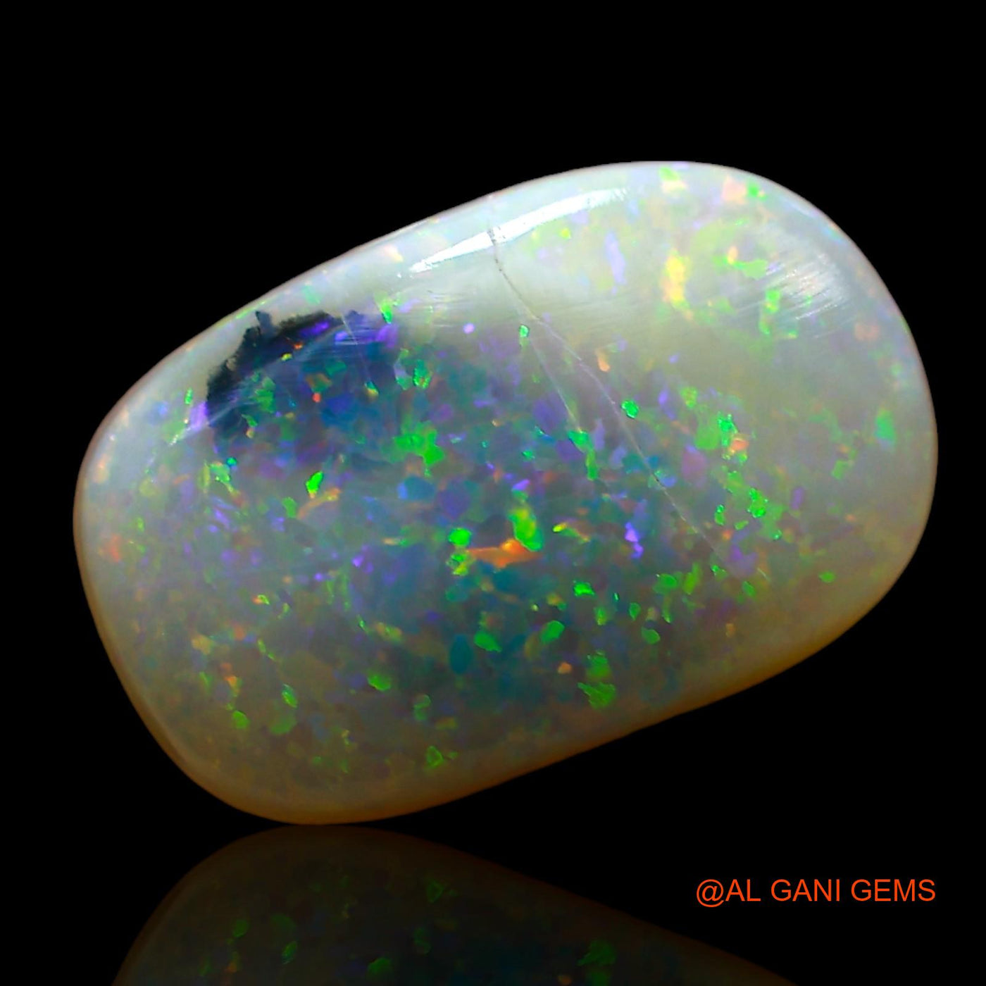 3.00 Cts Unheated Australian Fire Opal Loose Gemstone Oval Cabochon Natural 13x8x4 mm AE-311