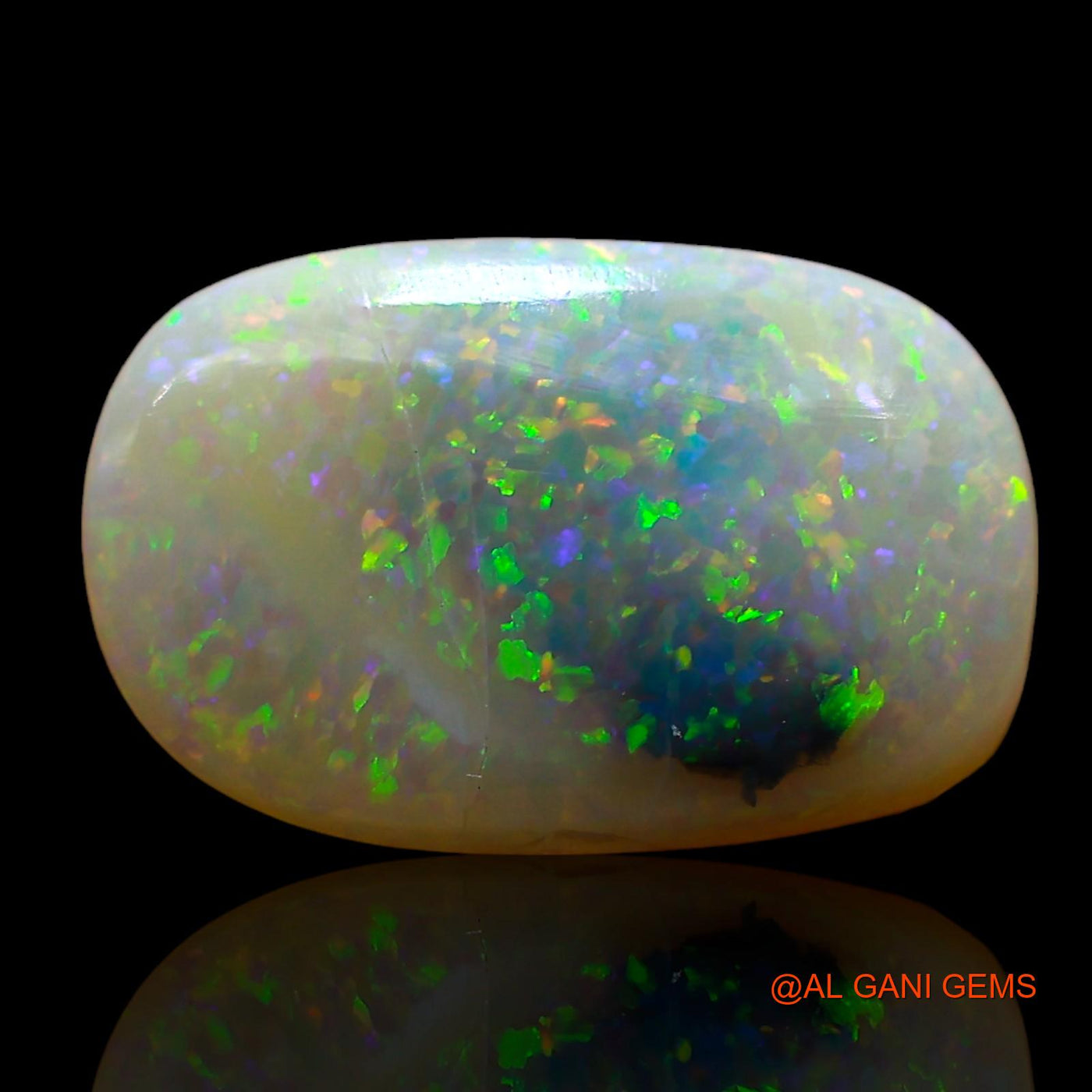 3.00 Cts Unheated Australian Fire Opal Loose Gemstone Oval Cabochon Natural 13x8x4 mm AE-311