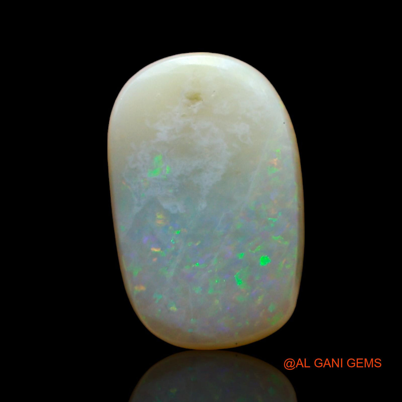 3.00 Cts Unheated Australian Fire Opal Loose Gemstone Oval Cabochon Natural 13x8x4 mm AE-311