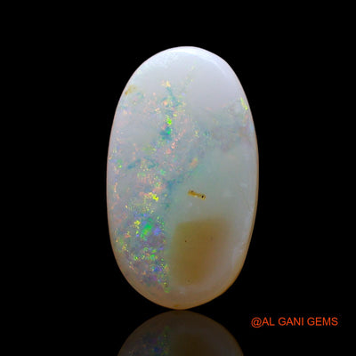 2.00 Cts Unheated Australian Fire Opal Loose Gemstone Oval Cabochon Natural 14x8x2 mm AE-312