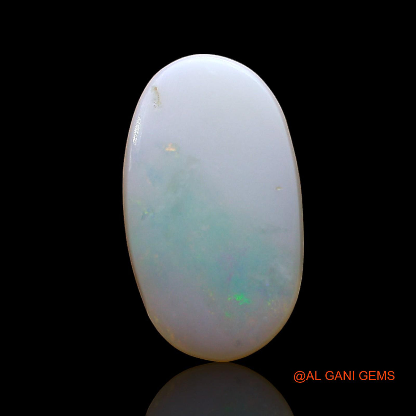 2.00 Cts Unheated Australian Fire Opal Loose Gemstone Oval Cabochon Natural 14x8x2 mm AE-312