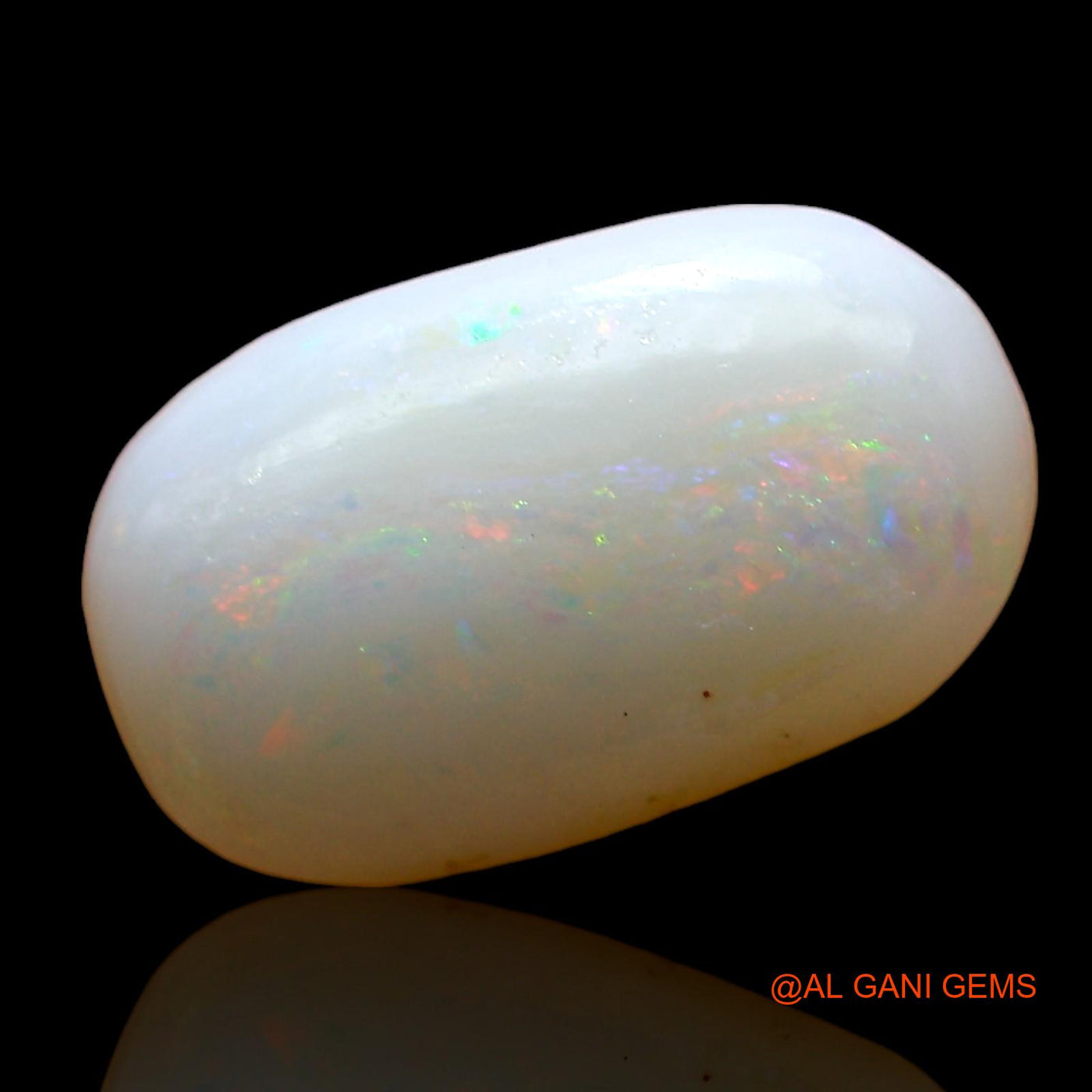 3.00 Cts Natural Australian Fire Opal Loose Gemstone Oval Cabochon 14x8x3 mm AE-313