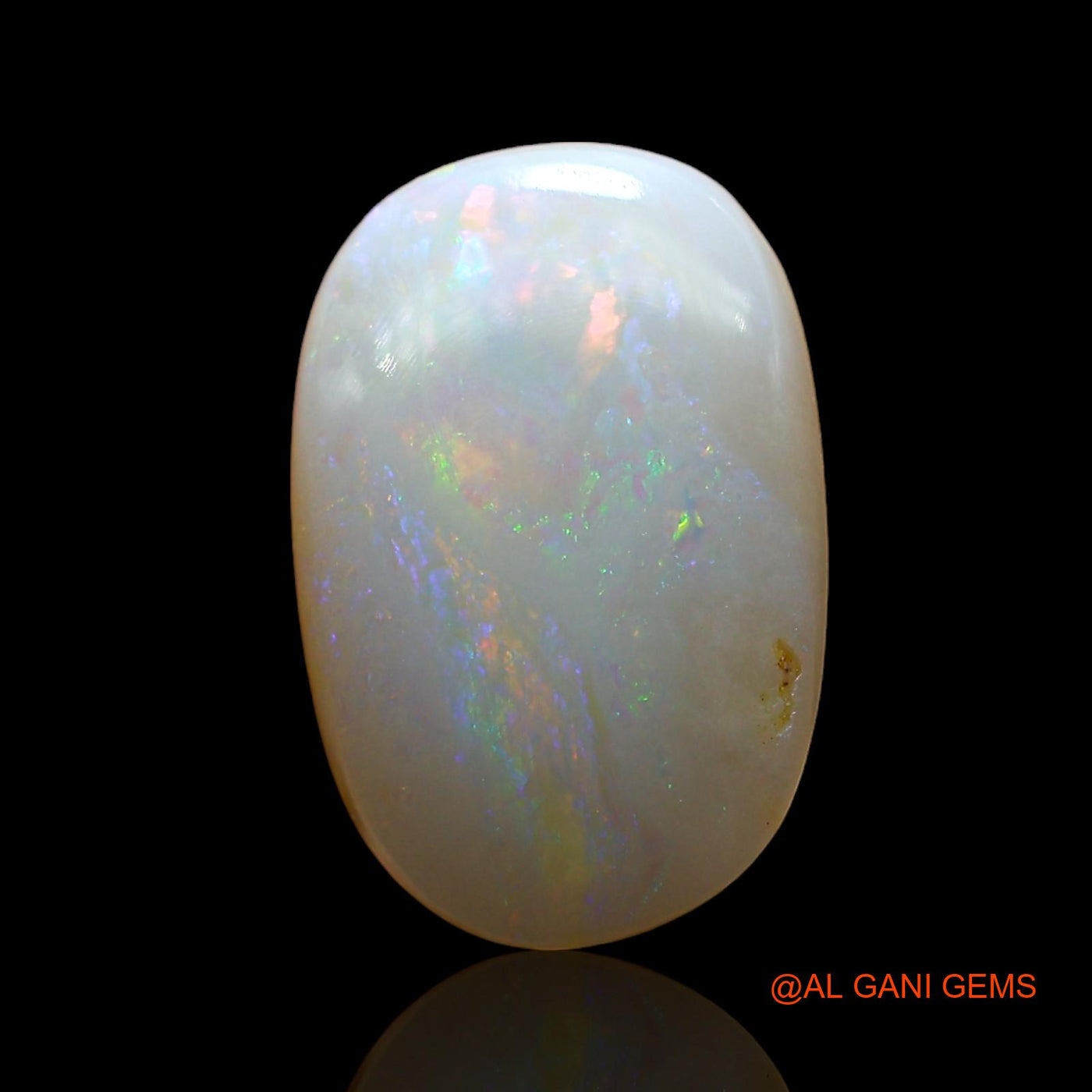 3.00 Cts Natural Australian Fire Opal Loose Gemstone Oval Cabochon 13x9x4 mm AE-314