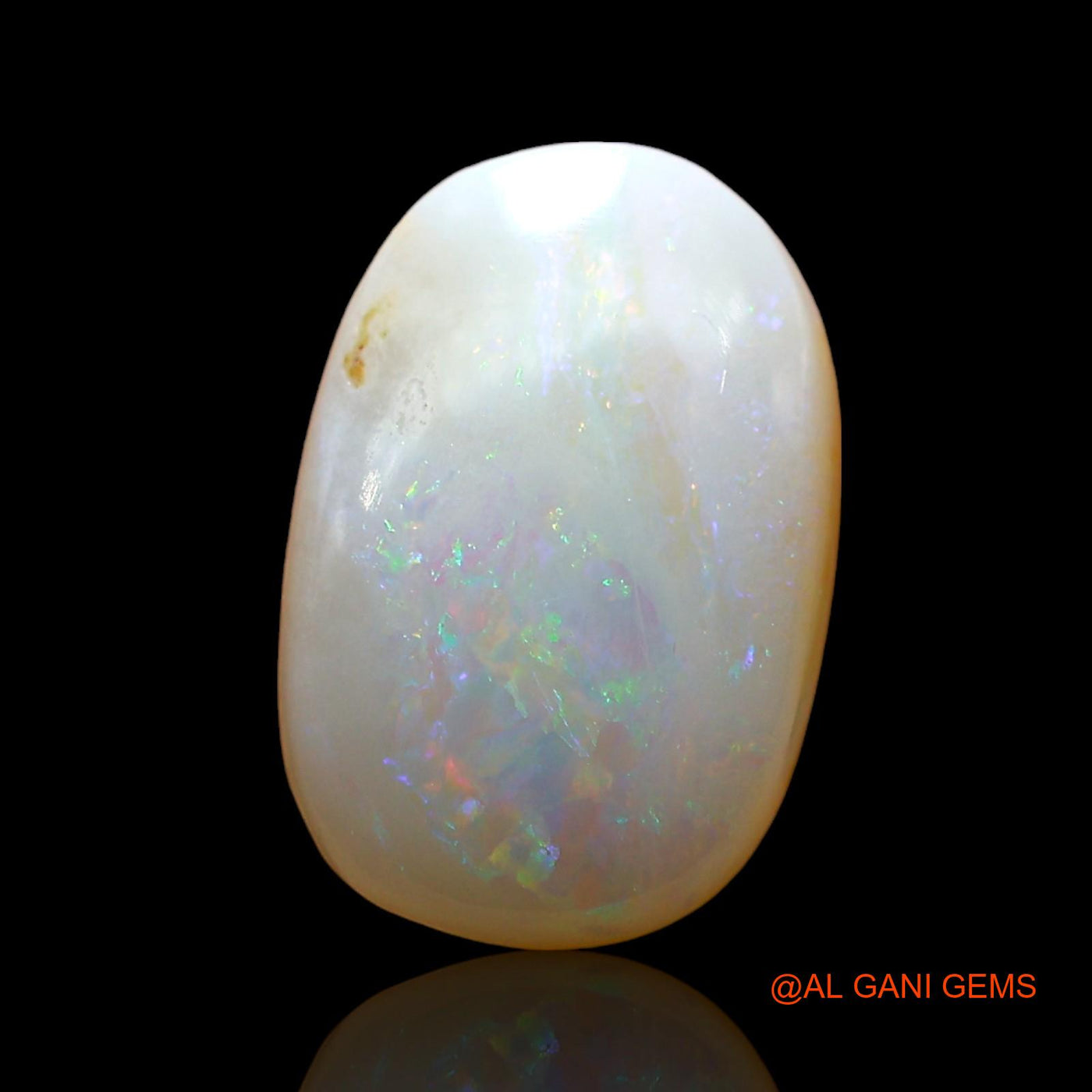 3.00 Cts Natural Australian Fire Opal Loose Gemstone Oval Cabochon 13x9x4 mm AE-314