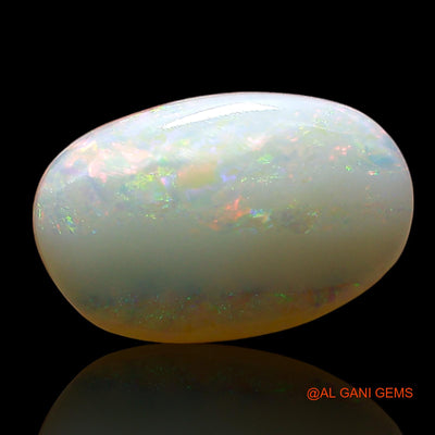 3.00 Cts Natural Australian Fire Opal Loose Gemstone Oval Cabochon 14x9x4 mm AE-316