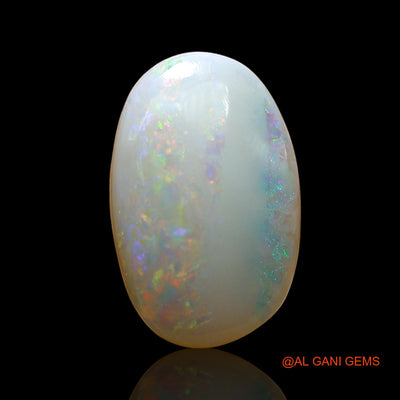 3.00 Cts Natural Australian Fire Opal Loose Gemstone Oval Cabochon 14x9x4 mm AE-316