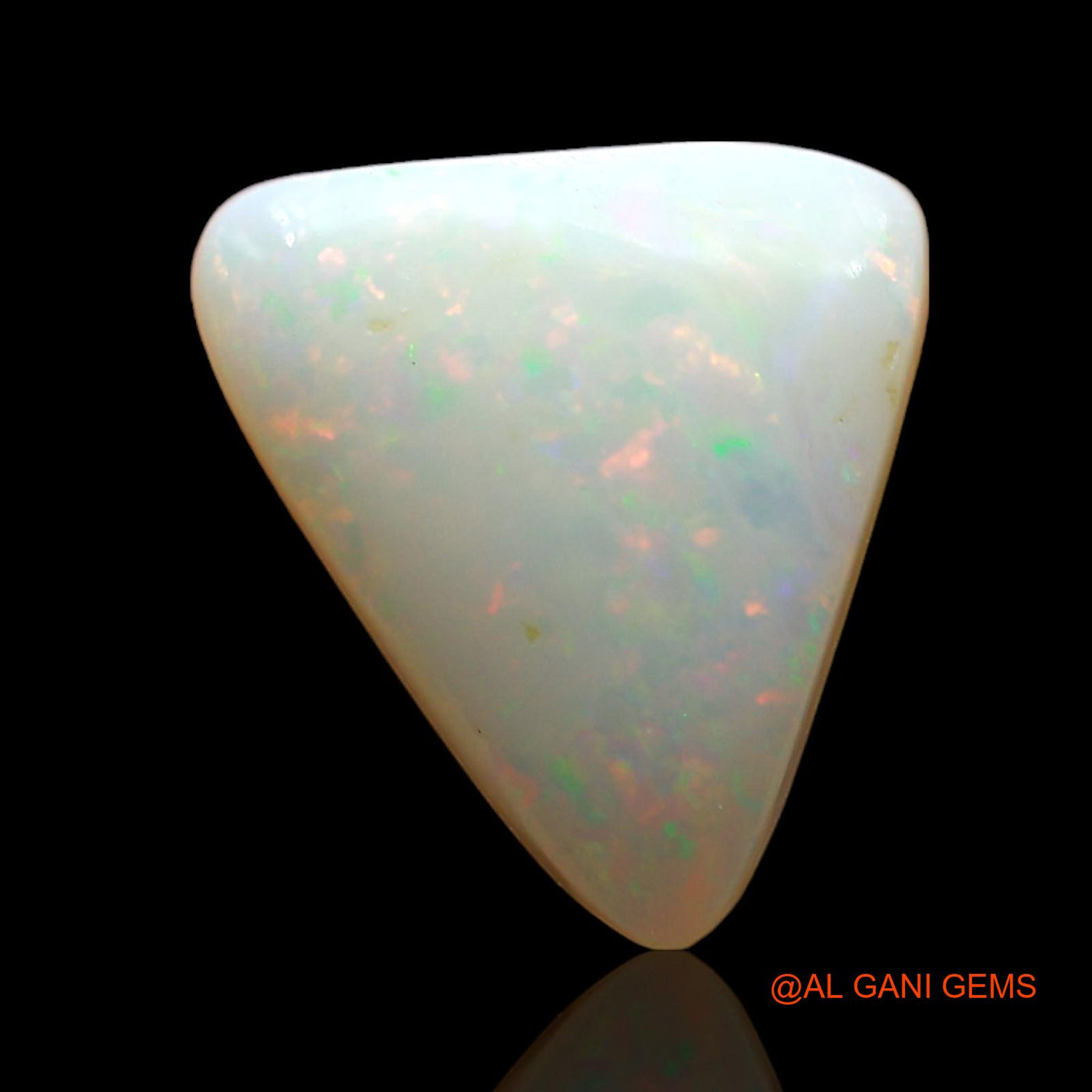 2.00 Cts Natural Australian Fire Opal Loose Gemstone Trillion Cabochon 11x10x4 mm AE-318