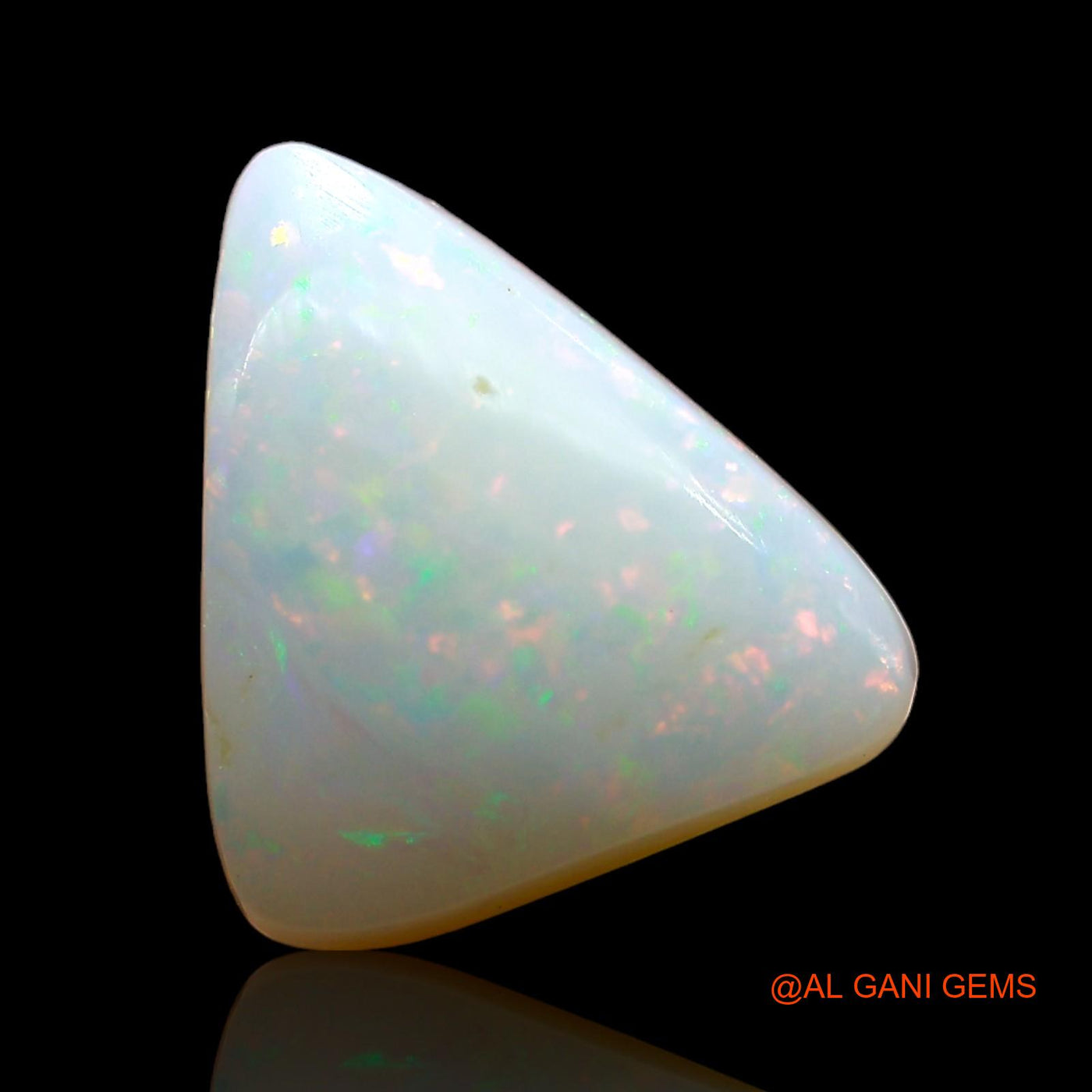 2.00 Cts Natural Australian Fire Opal Loose Gemstone Trillion Cabochon 11x10x4 mm AE-318