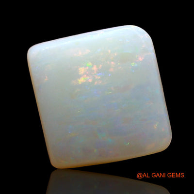 3.00 Cts Natural Australian Fire Opal Square Cabochon Loose Gemstone For Jewelry 11x10x3 mm AE-319
