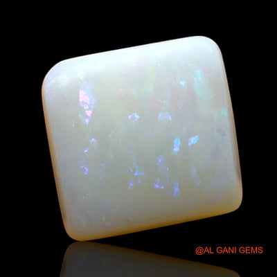 3.00 Cts Natural Australian Fire Opal Square Cabochon Loose Gemstone For Jewelry 11x10x3 mm AE-319
