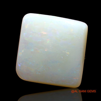 3.00 Cts Natural Australian Fire Opal Square Cabochon Loose Gemstone For Jewelry 11x10x3 mm AE-319