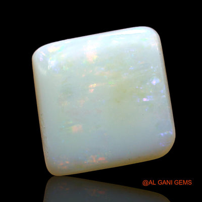3.00 Cts Natural Australian Fire Opal Square Cabochon Loose Gemstone For Jewelry 11x10x3 mm AE-319