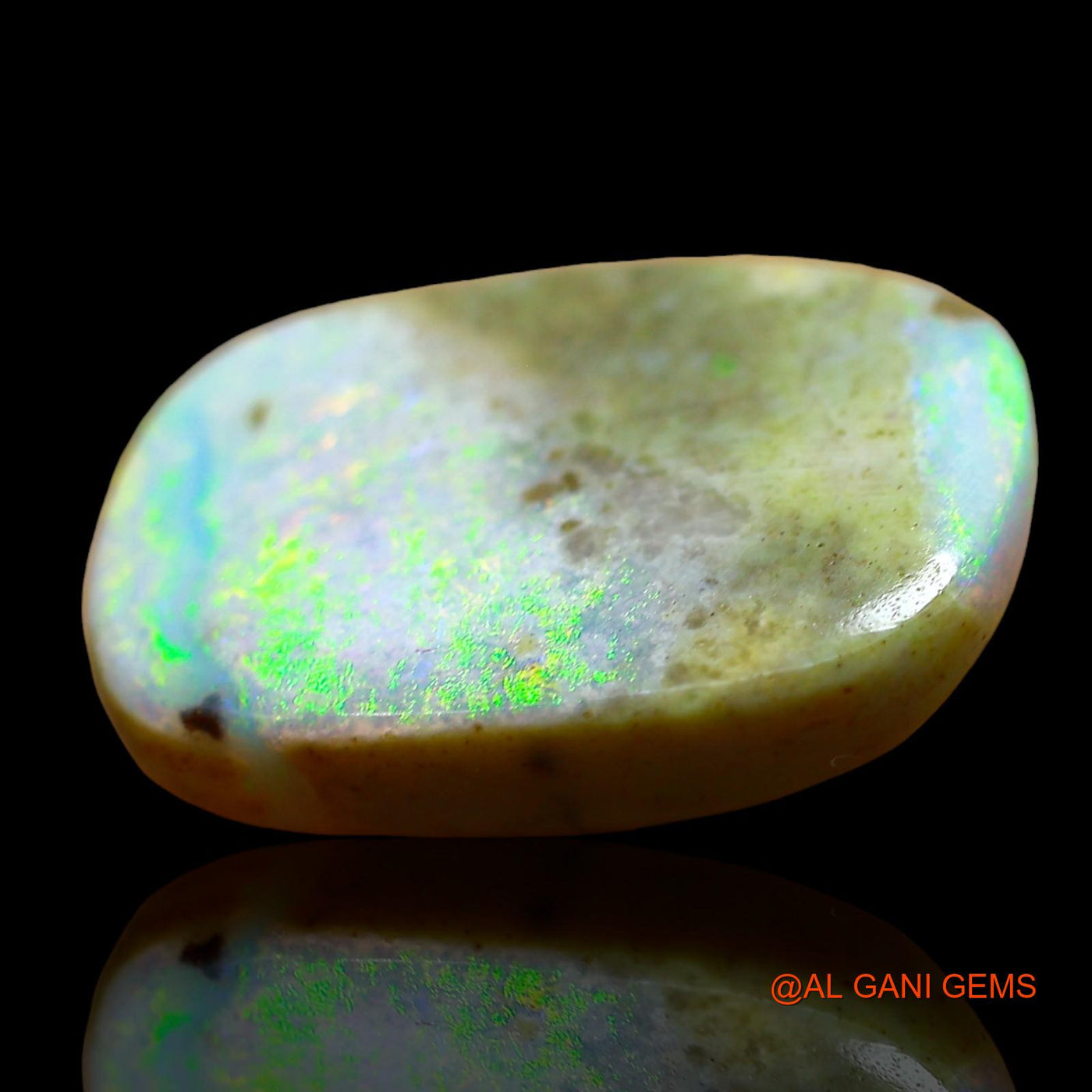 9.00 Cts Unheated Australian Fire Opal Loose Gemstone Fancy Cabochon Natural 18x13x5 mm AE-31