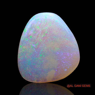 Natural Fire Opal Gemstone 1.00 Cts Loose Oval Cabochon From Australia 11x10x2 mm AE-320