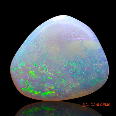 Natural Fire Opal Gemstone 1.00 Cts Loose Oval Cabochon From Australia 11x10x2 mm AE-320