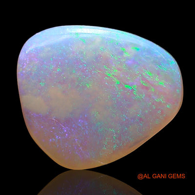 Natural Fire Opal Gemstone 1.00 Cts Loose Oval Cabochon From Australia 11x10x2 mm AE-320