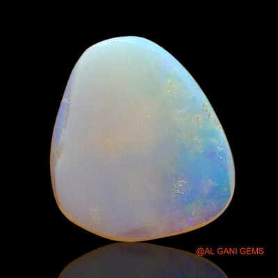 Natural Fire Opal Gemstone 1.00 Cts Loose Oval Cabochon From Australia 11x10x2 mm AE-320