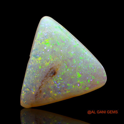 2.00 Cts Unheated Australian Fire Opal Loose Gemstone Trillion Cabochon Natural 11x10x3 mm AE-324