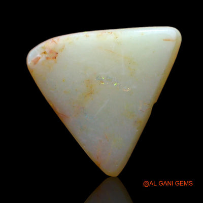 2.00 Cts Unheated Australian Fire Opal Loose Gemstone Trillion Cabochon Natural 11x10x3 mm AE-324