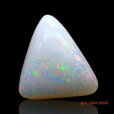 2.00 Cts Unheated Australian Fire Opal Loose Gemstone Trillion Cabochon Natural 11x10x4 mm AE-325