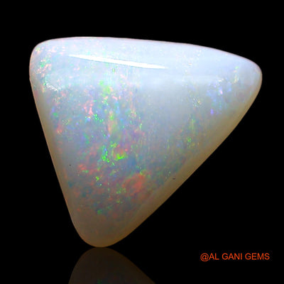 2.00 Cts Unheated Australian Fire Opal Loose Gemstone Trillion Cabochon Natural 11x10x4 mm AE-325