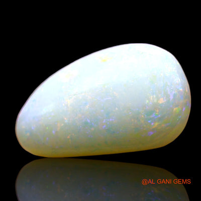 2.00 Cts Natural Australian Fire Opal Loose Gemstone Pear Cabochon 13x8x3 mm AE-326