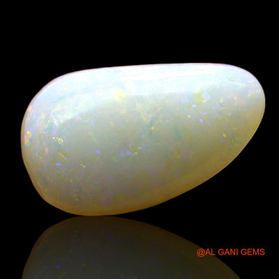 2.00 Cts Natural Australian Fire Opal Loose Gemstone Pear Cabochon 13x8x3 mm AE-326
