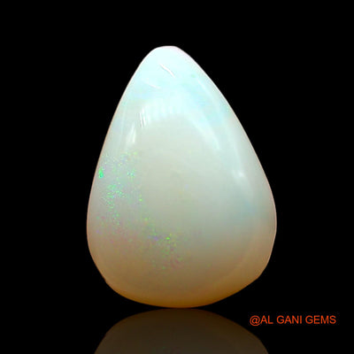 3.00 Cts Natural Australian Fire Opal Loose Gemstone Pear Cabochon 13x9x4 mm AE-329