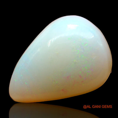 3.00 Cts Natural Australian Fire Opal Loose Gemstone Pear Cabochon 13x9x4 mm AE-329