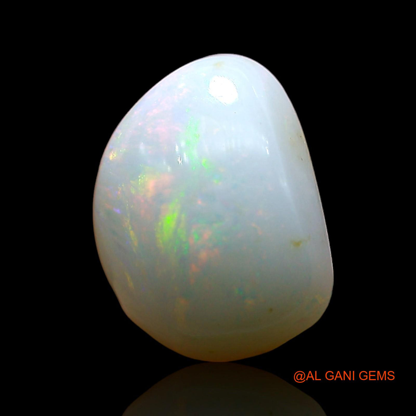5.00 Cts Natural Australian Fire Opal Loose Gemstone Fancy Cabochon 12x10x7 mm AE-330