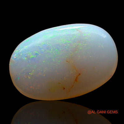 2.00 Cts Natural Australian Fire Opal Loose Gemstone Oval Cabochon 13x9x3 mm AE-331