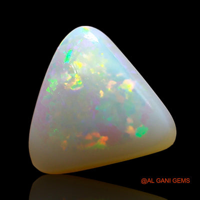 2.00 Cts Natural Australian Fire Opal Trillion Cabochon Loose Gemstone For Jewelry 11x11x4 mm AE-333