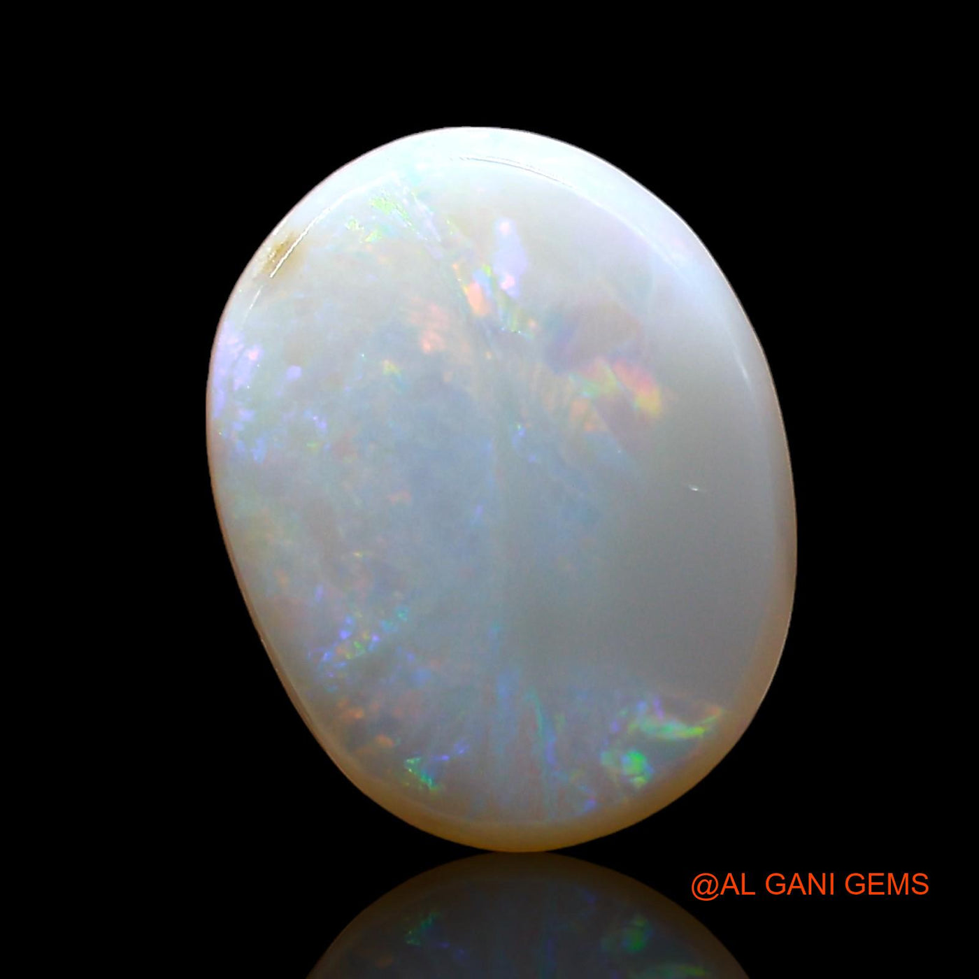 2.00 Cts Natural Australian Fire Opal Loose Gemstone Oval Cabochon 12x10x3 mm AE-334
