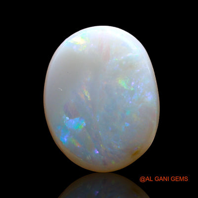 2.00 Cts Natural Australian Fire Opal Loose Gemstone Oval Cabochon 12x10x3 mm AE-334