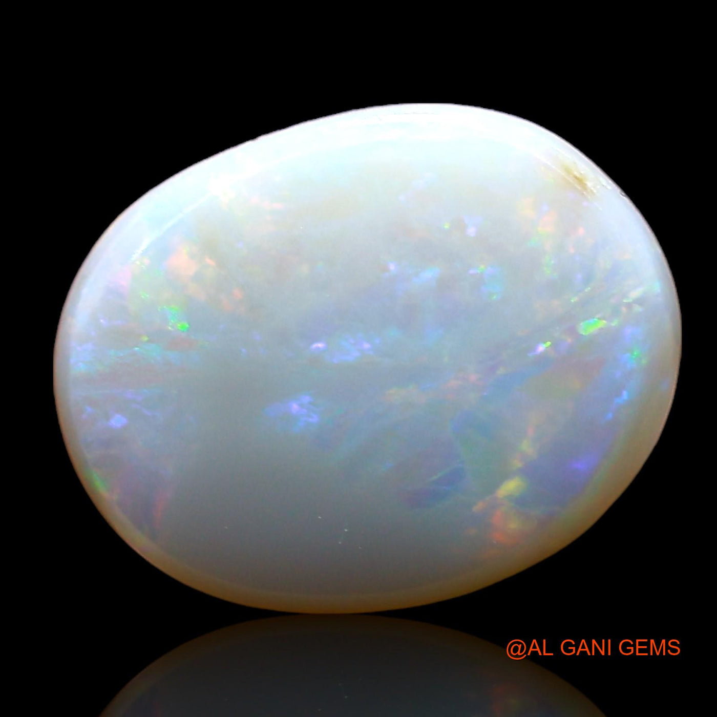 2.00 Cts Natural Australian Fire Opal Loose Gemstone Oval Cabochon 12x10x3 mm AE-334