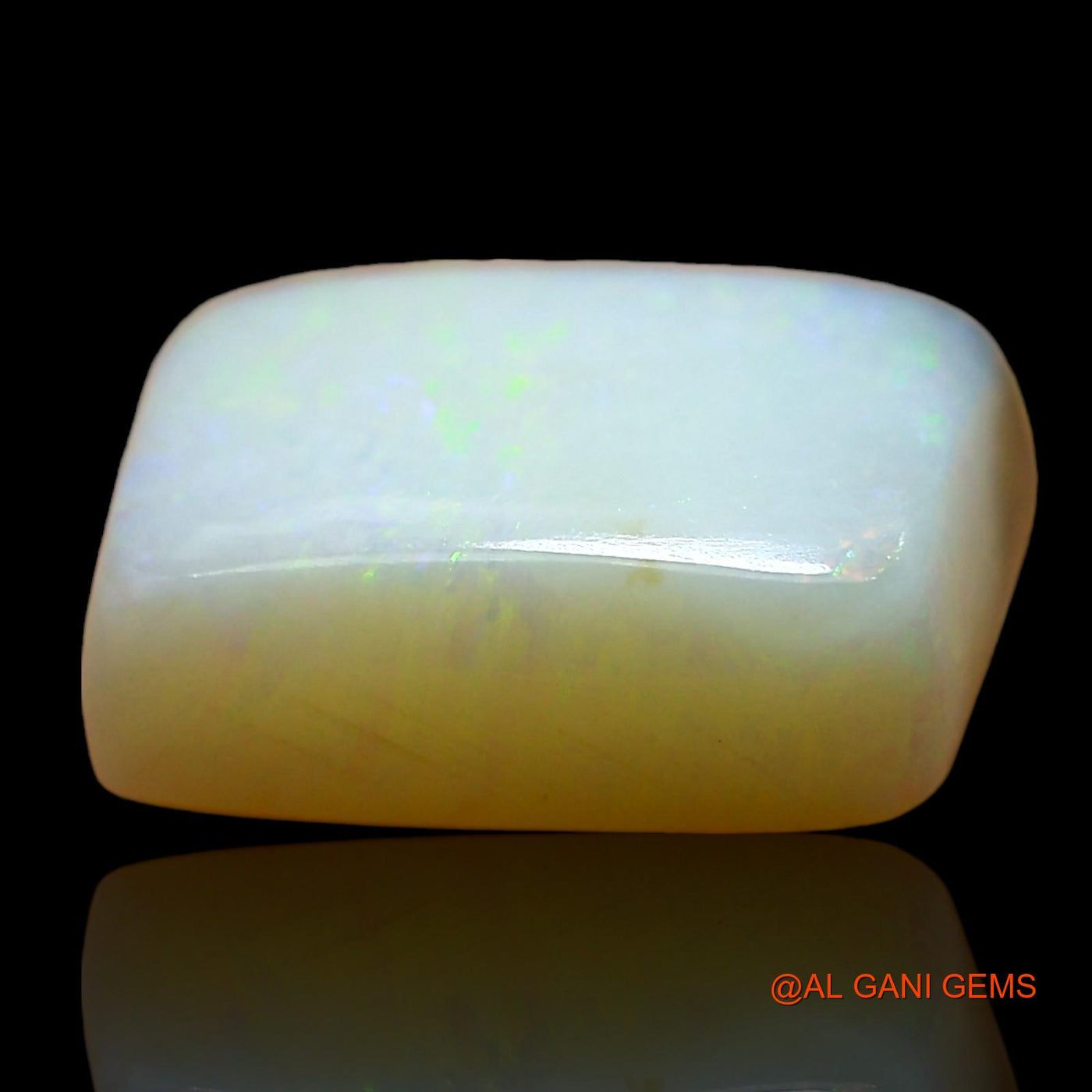 4.00 Cts Natural Australian Fire Opal Loose Gemstone Square Cabochon 11x8x4 mm AE-335