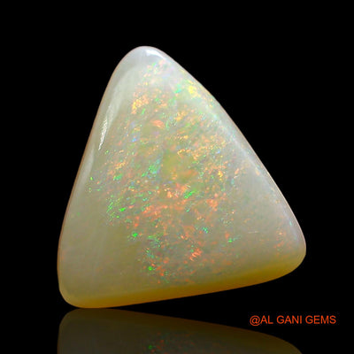 2.00 Cts Unheated Australian Fire Opal Loose Gemstone Trillion Cabochon Natural 11x11x3 mm AE-336