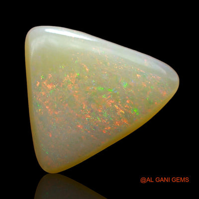 2.00 Cts Unheated Australian Fire Opal Loose Gemstone Trillion Cabochon Natural 11x11x3 mm AE-336