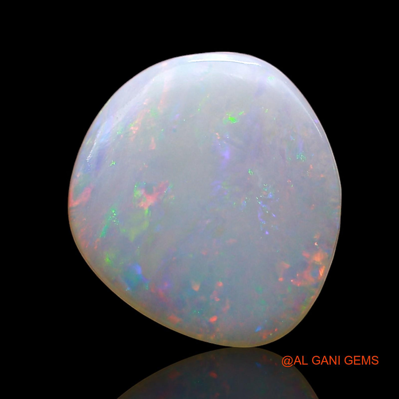 2.00 Cts Natural Australian Fire Opal Loose Gemstone Fancy Cabochon 12x11x2 mm AE-337